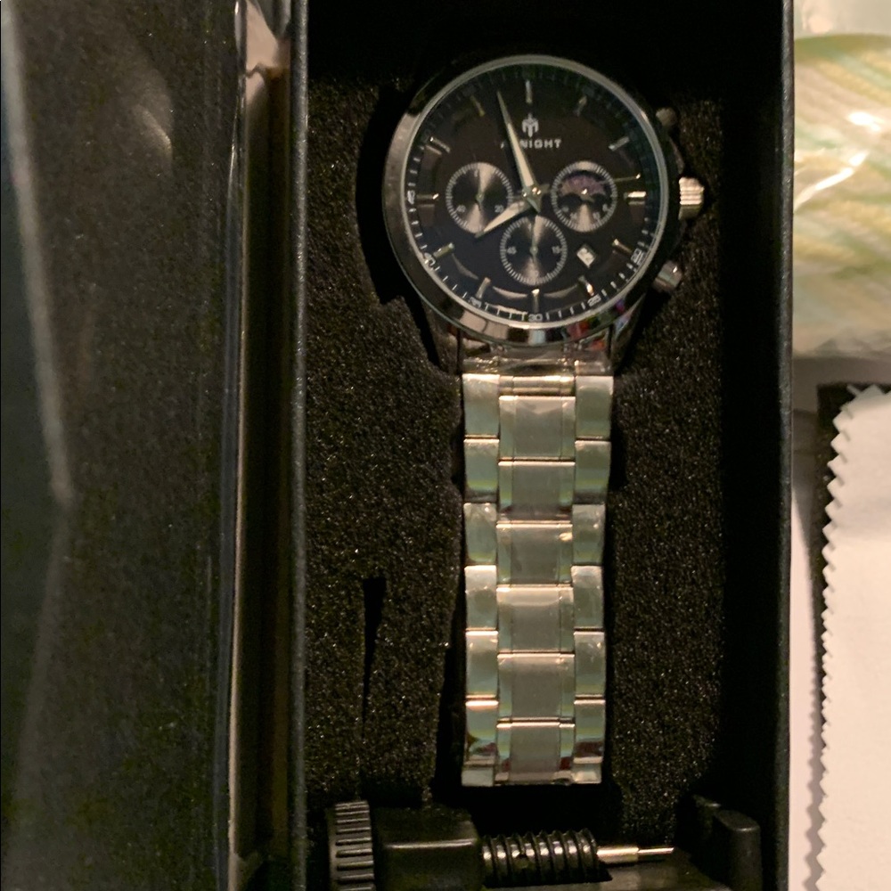 Happy Father’s Day Aknight Stainless Steel Watch (New Still In Box)